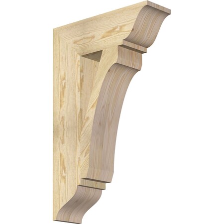 Ekena Millwork Legacy Traditional Rough Sawn Bracket, Douglas Fir, 6"W x 20"D x 32"H BKT06X20X32LEC01RDF